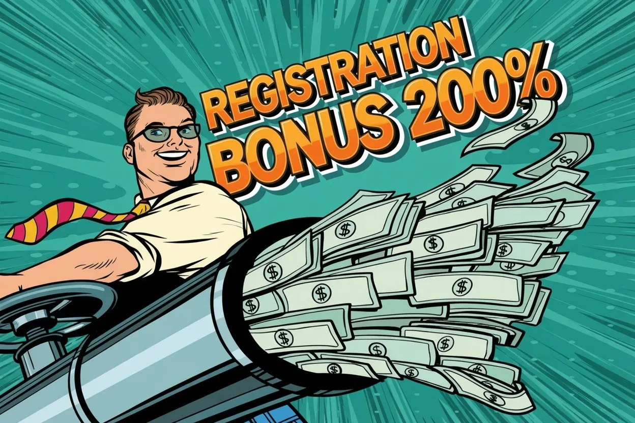 Registration Bonus 200% up to 3,000 USDT